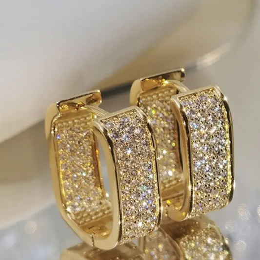 Sparkling Earrings (Gold)