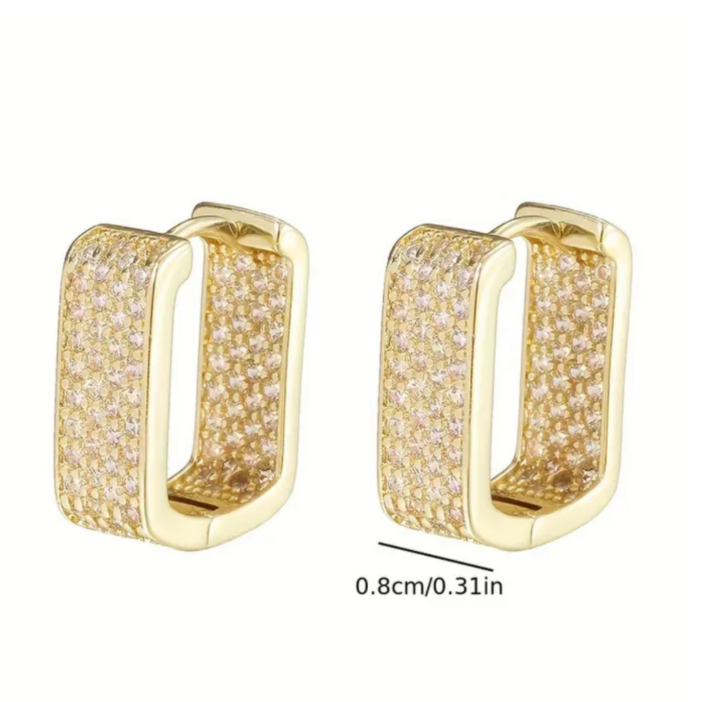 Sparkling Earrings (Gold)