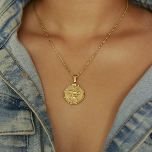 ZODIAC COIN NECKLACE