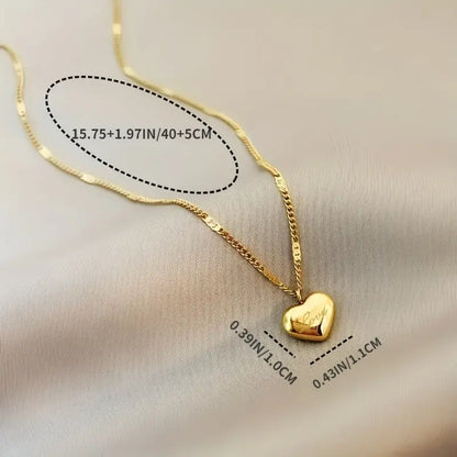 Bolvado Heart Gold Necklace