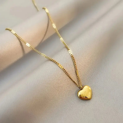 Bolvado Heart Gold Necklace