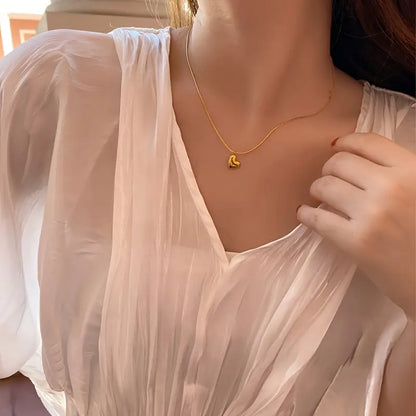 Bolvado Heart Gold Necklace