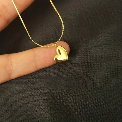 Bolvado Heart Gold Necklace